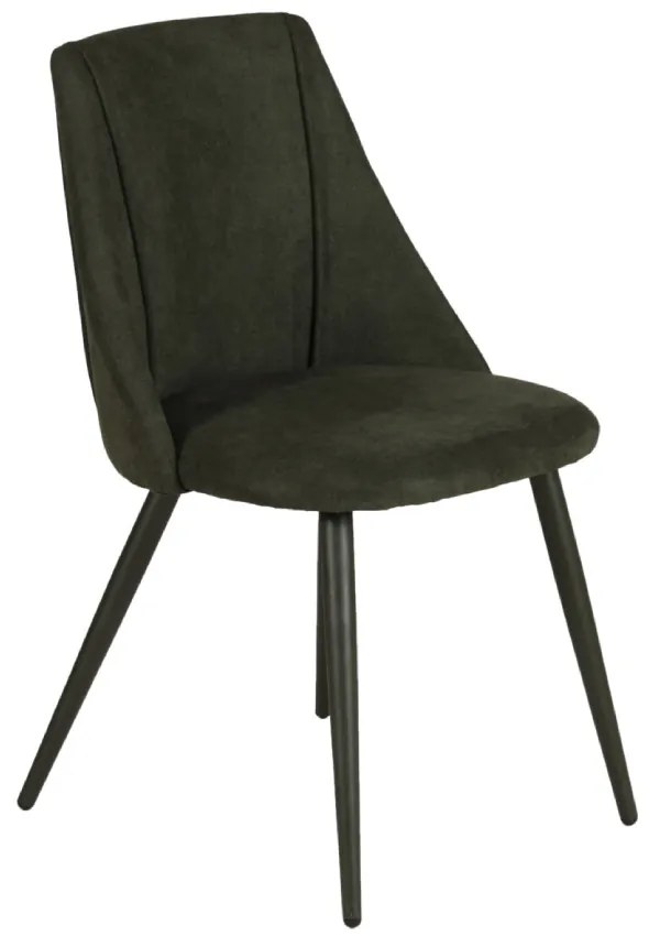 Scaun textil verde inchis Glovy