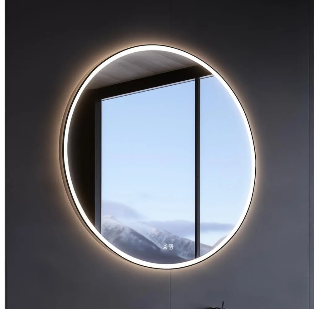 Oglindă LED petru baie NIMCO ZPC 28000RVX-90 3000-6500K d. 60 cm IP44