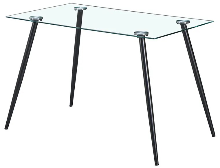 Set de sufragerie Nash 4+1 alb-negru