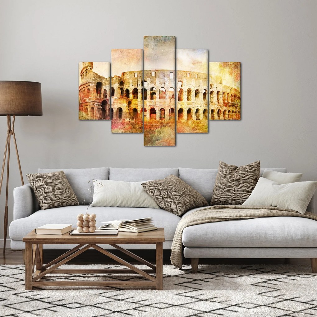 Tablou - Pictură digitală, Colosseum, Roma, Italia (150x105 cm)