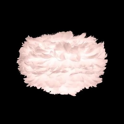 Abajur modern cu pene de gasca EOS mini roz, 35cm 2298 VTC