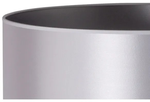 Lampă de masă Duolla CANNES 1xE14/15W/230V d. 20 cm argintiu/alb