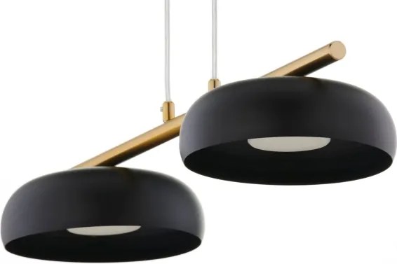 Lustru pe cablu OLAF 2xGX53/12W/230V negru/auriu