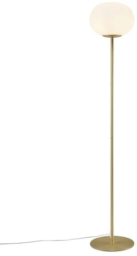 Lampadar, Lampa de podea design nordic Alton, alama/ alb 2010514001 NL
