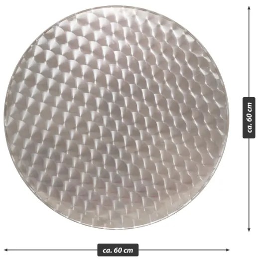 Masă de bistro, rotundă, pliabilă, 60 cm