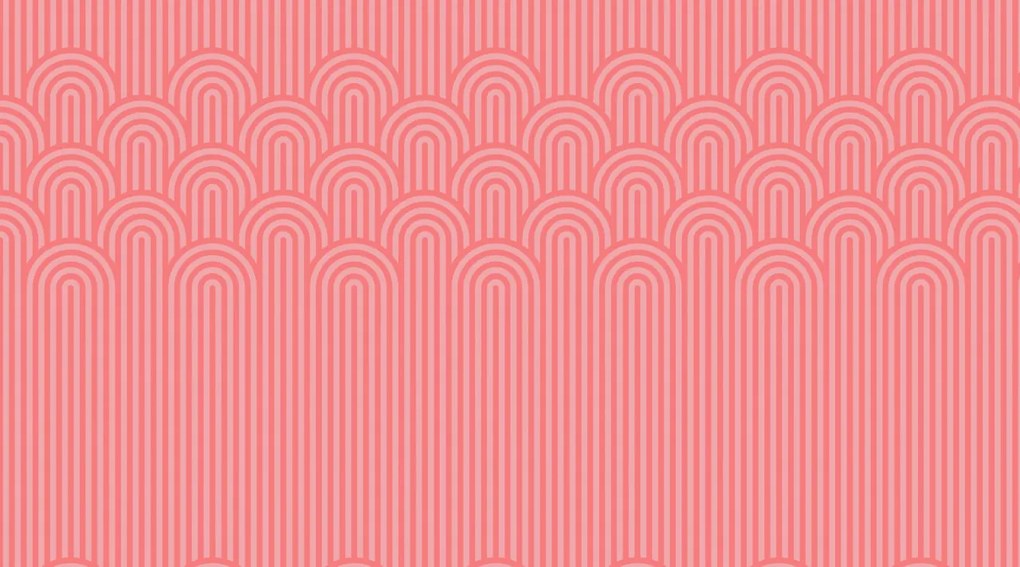 Fototapet, Happy Hills, Bubble Gum, Rebel Walls