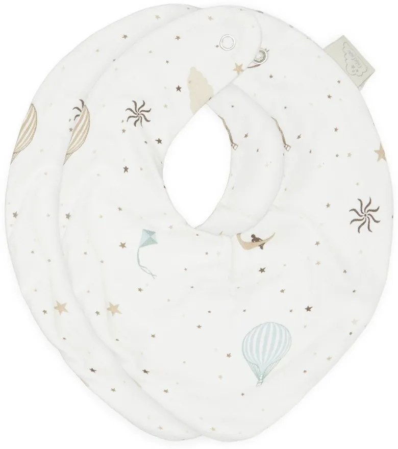 Bavete fildeș 2 buc. din bumbac organic Dreamland – Cam Cam Copenhagen