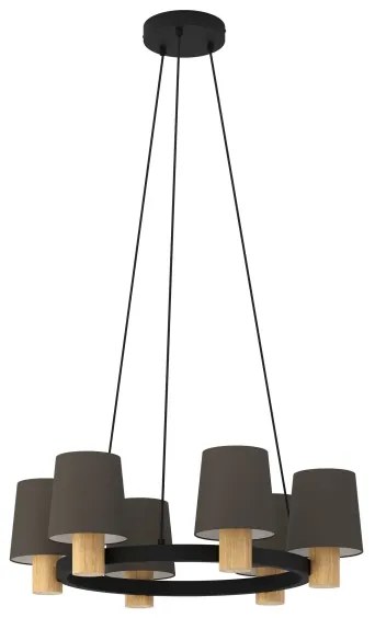 Lustră pe cablu EDALE 6xE27/40W/230V Eglo 43781