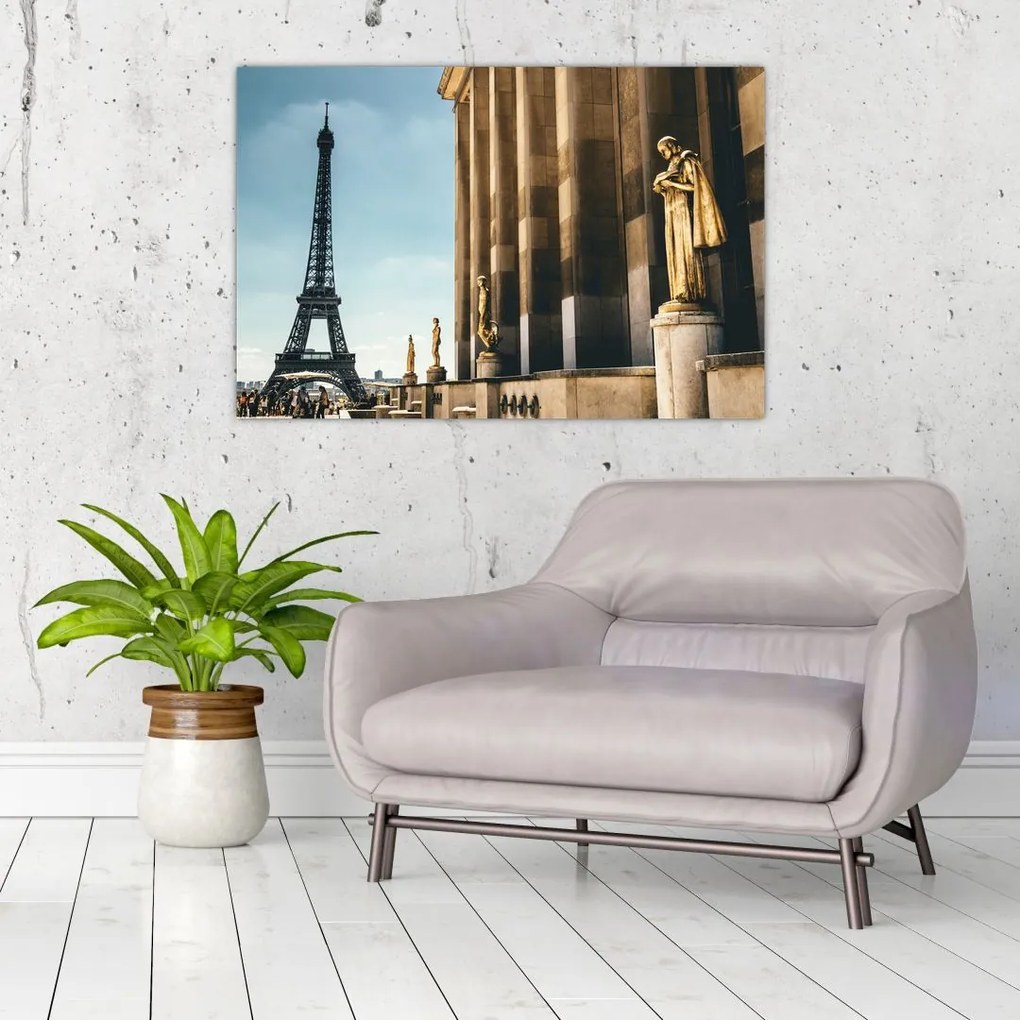 Tabou din piața Trocader, Paris (90x60 cm)