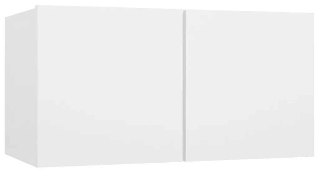 Set dulapuri TV, 4 piese, alb, PAL Alb, 60 x 30 x 30 cm, 1