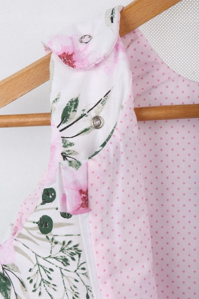 ShopJK SAC DE DORMIT PENTRU COPII - BUMBAC - TRANDAFIRI