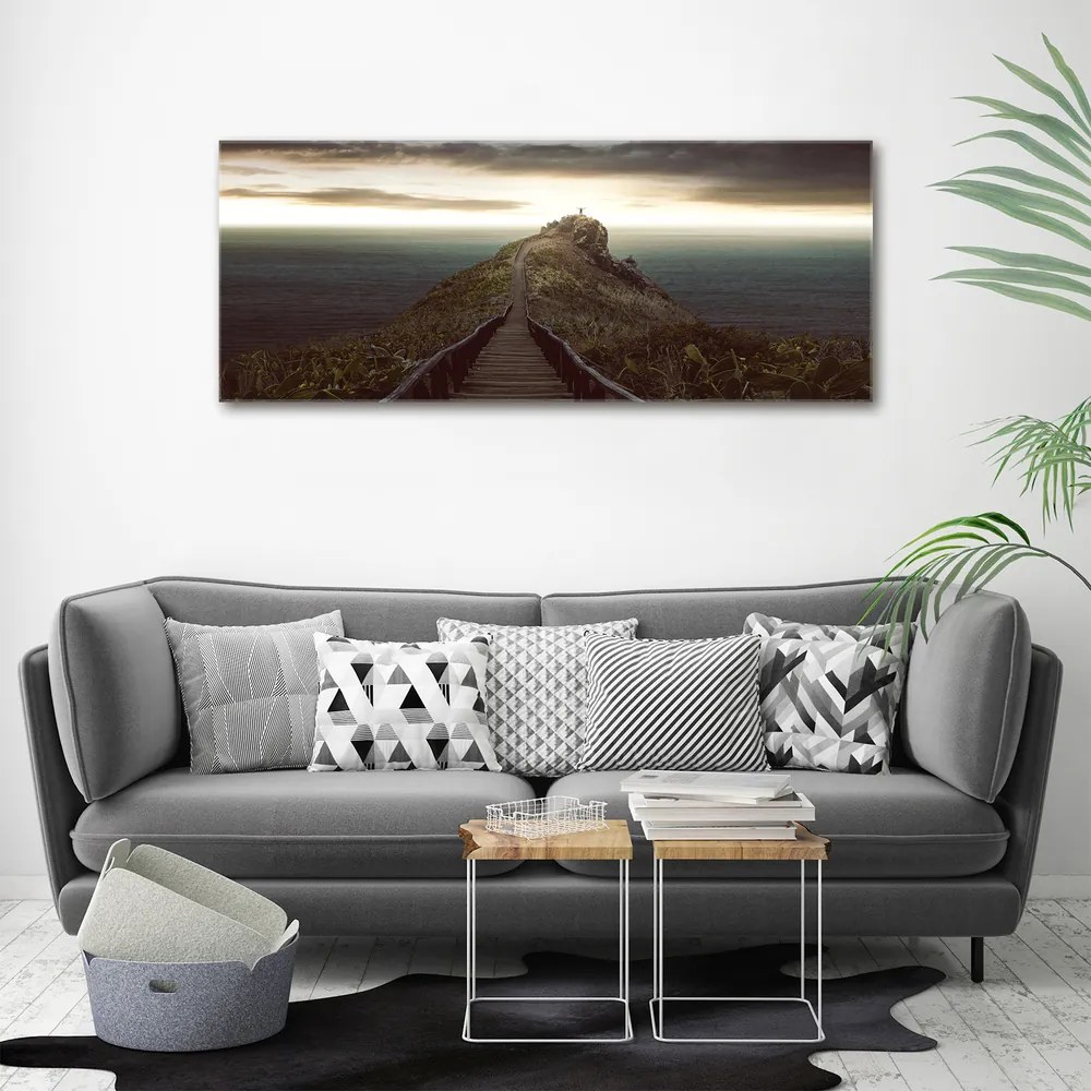 Tablou canvas Calea pe stâncă