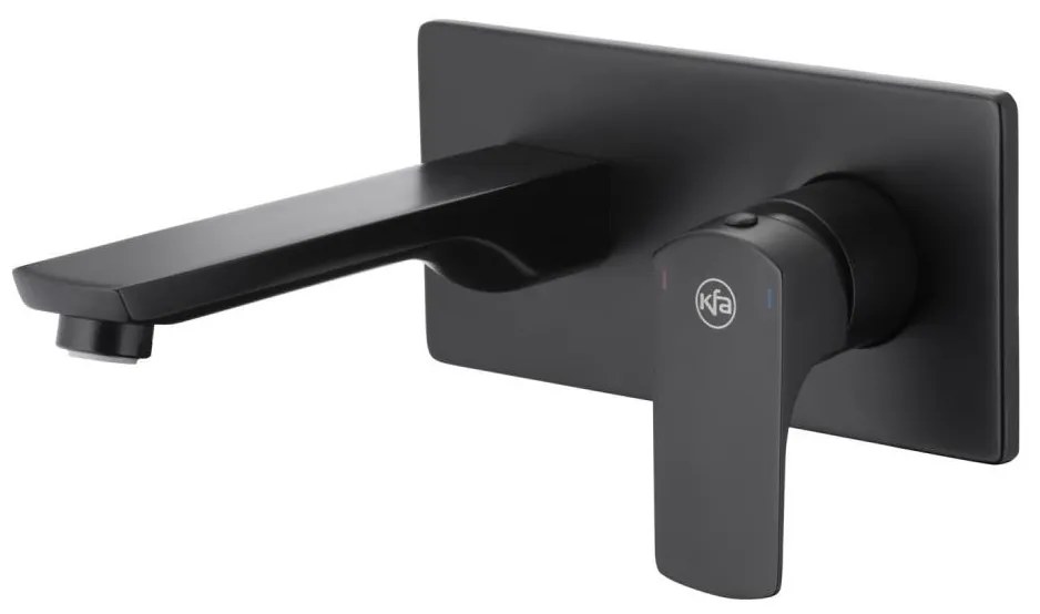 Baterie de lavoar pentru instalare ascunsă KFA Armatura 5539-810-81 MOKAIT alamă/negru