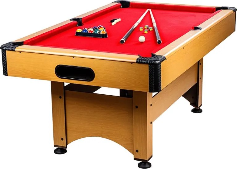 Masă de biliard 6 ft GamesPlanet, roșu