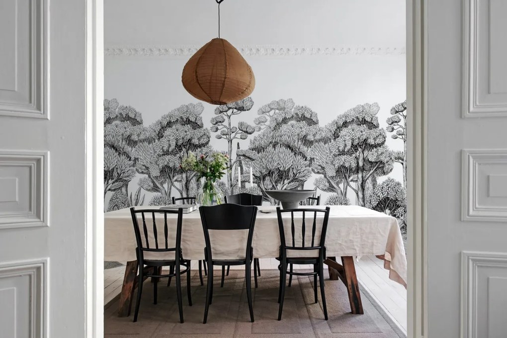 Fototapet, Forest Park, Graphite, Rebel Walls