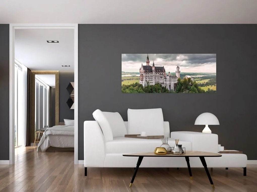 Tablou - Castelul pe stânci (120x50 cm)
