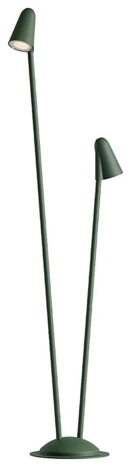 Redo 90713 - Lampă LED de exterior NIVALIS 2xLED/6,9W/230V 3000K 110 cm IP65 verde