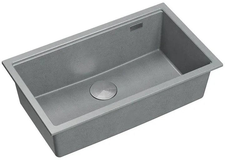 Chiuveta din granit Logan 110 gri metalic