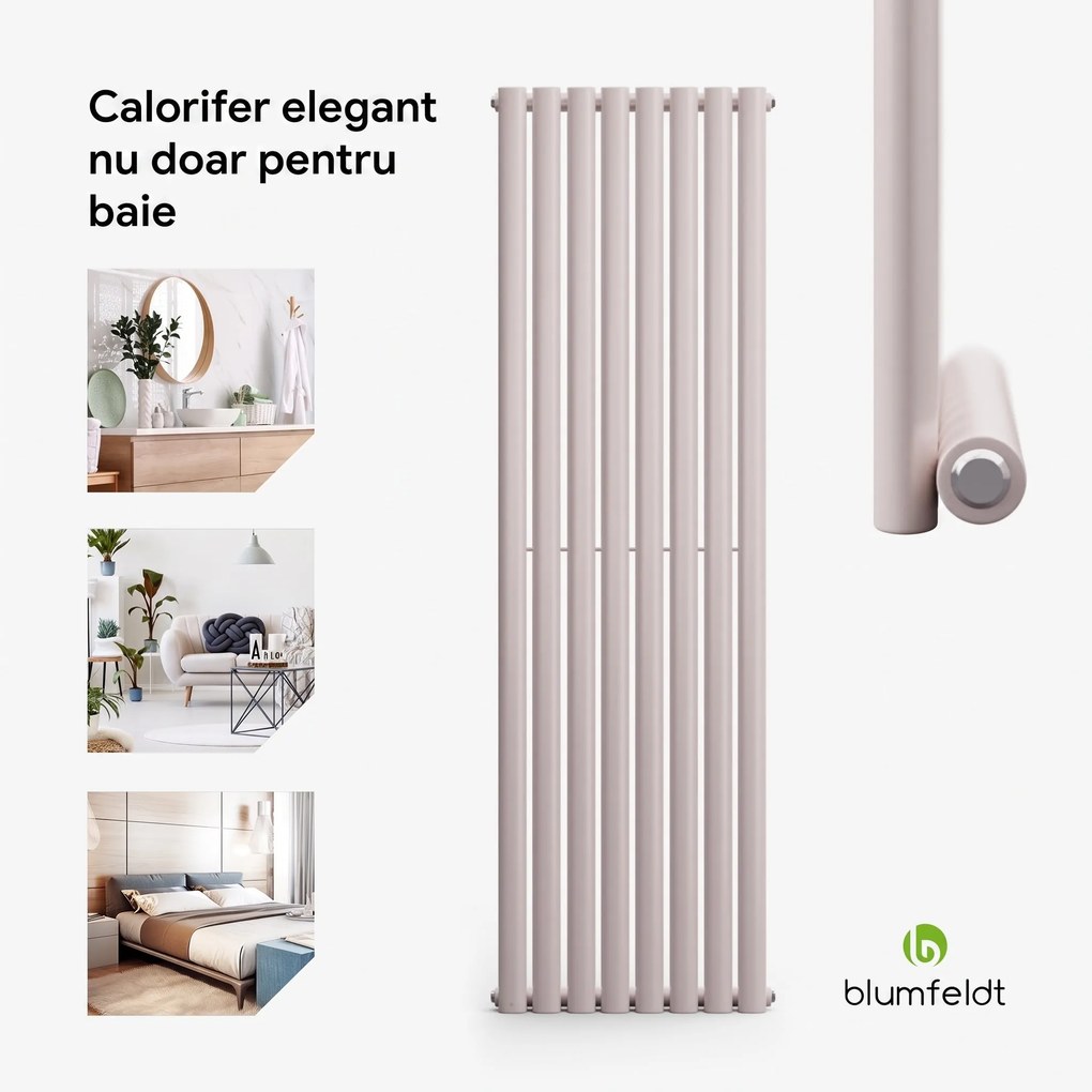Blumfeldt Tallheo, 47 x 160, radiator, radiator tubular, 728 W, apă caldă, 1/2