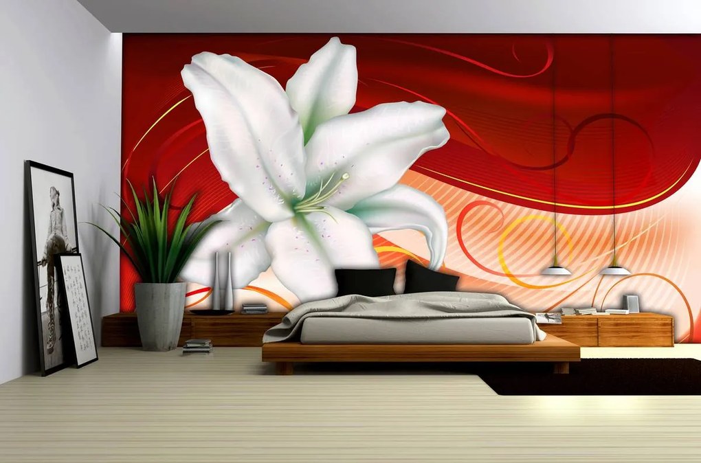 Fototapet - Arta abstractă a Lili Hearts (152,5x104 cm)