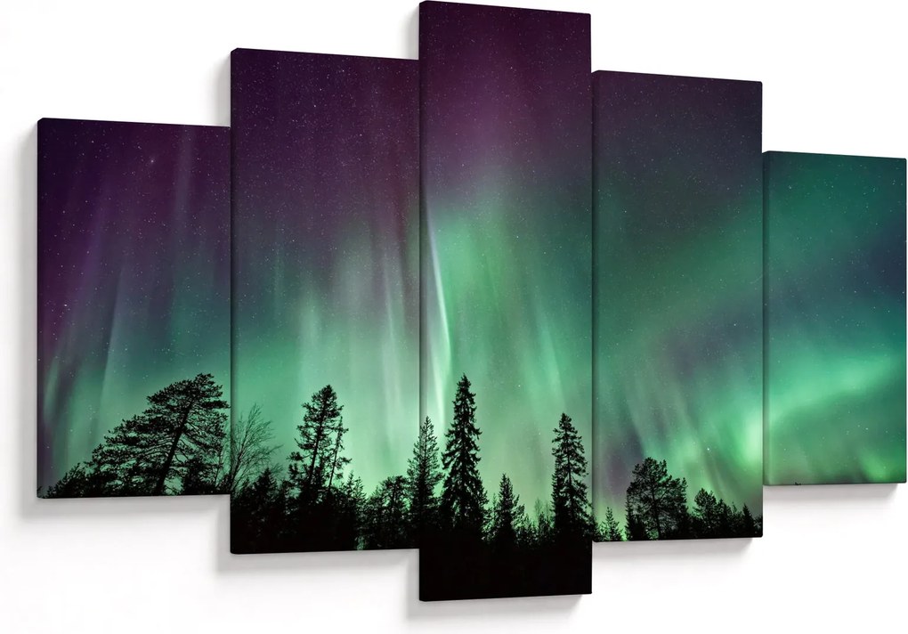 Tablou cu Northern Lights (150x105 cm)