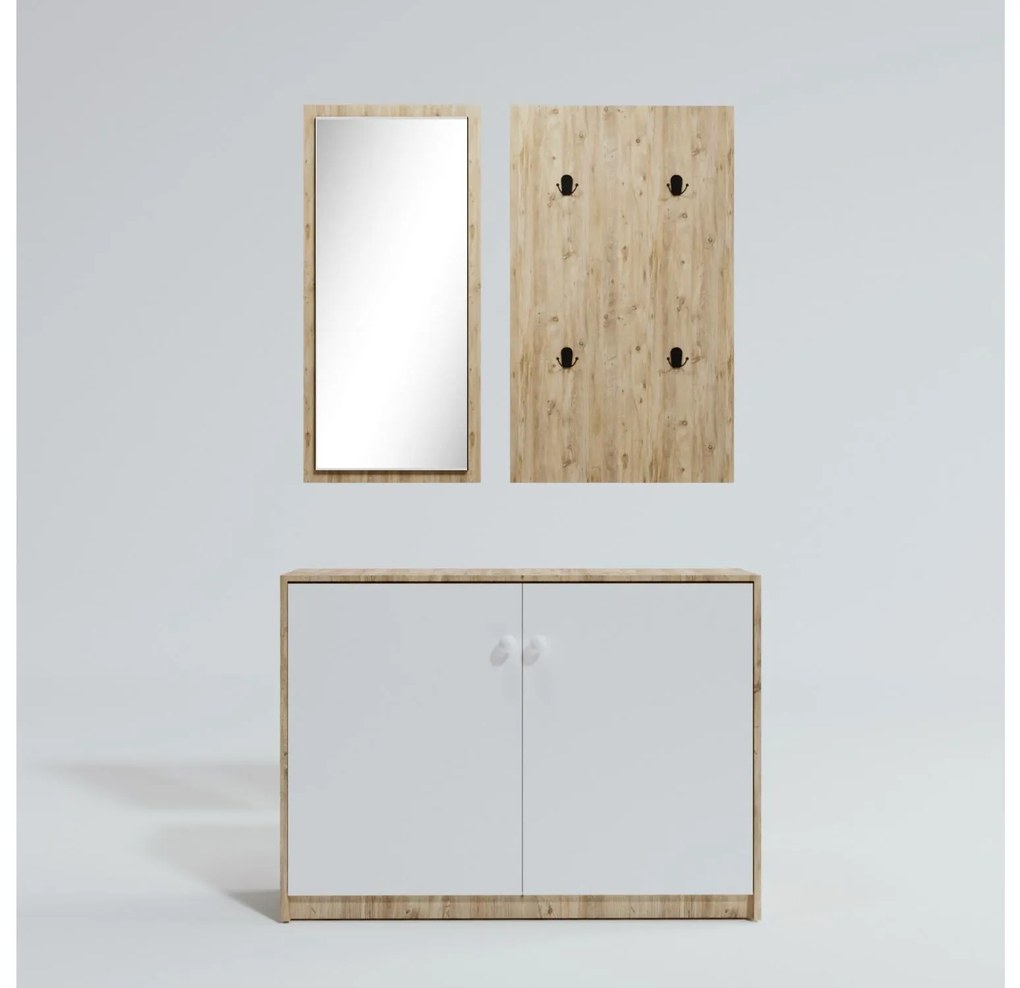 Mobilier Hol Vetide (stejar + alb) . 1093920