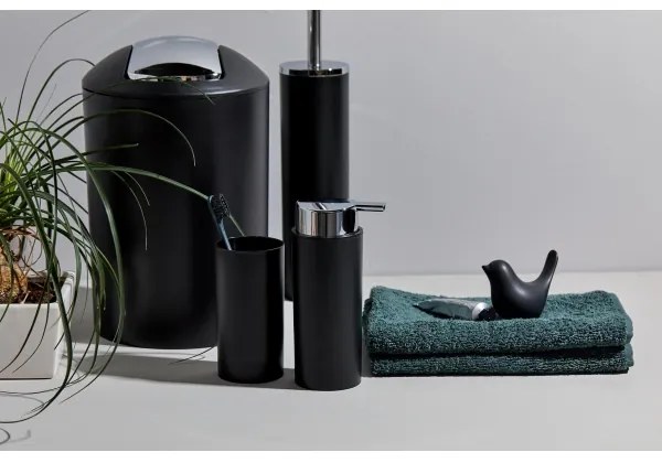 WENKO 24078800 - Set CALVO 6,5 x 13 cm, negru/crom lucios