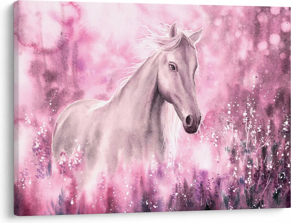 Tablou - Cal pictat (70x50 cm)