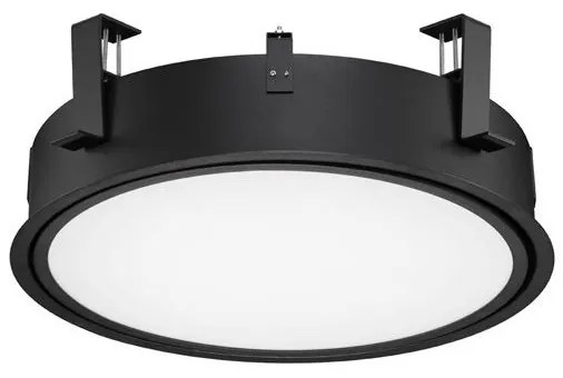 Plafoniera LED incastrabila reglabila PERFECT 40cm negru CCT Dimmable