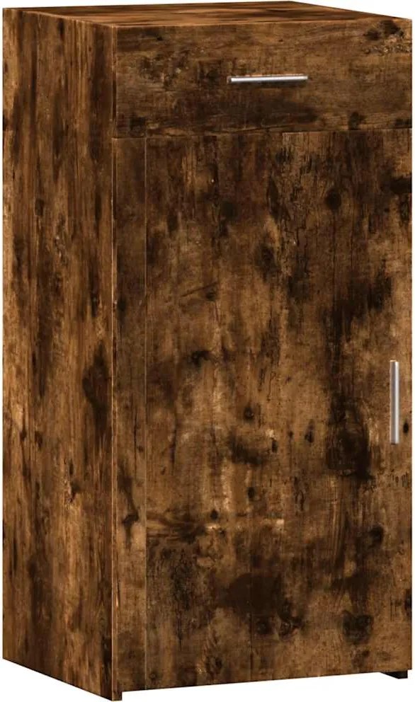 vidaXL Dulap, stejar afumat, 45x42,5x93 cm, lemn prelucrat