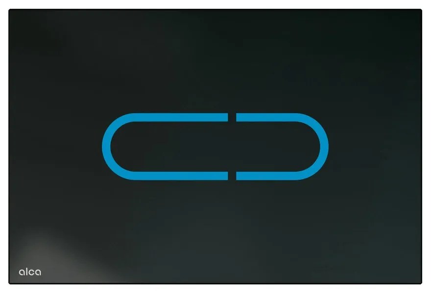 Clapeta de actionare Alca NIGHT LIGHT-1 touch-free sticla negru