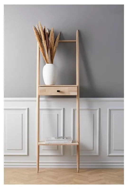 Etajeră din lemn de stejar 30x170 cm Ebern – Villa Collection