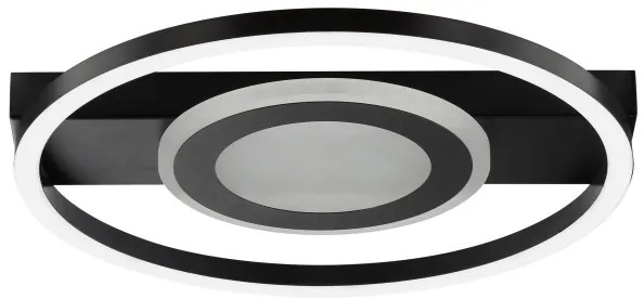 Brilliant - LED RGBW plafonieră MAUREEN, cu funcție dimmabilă, LED/20W/230V 3000-6500K neagră+ telecomandă