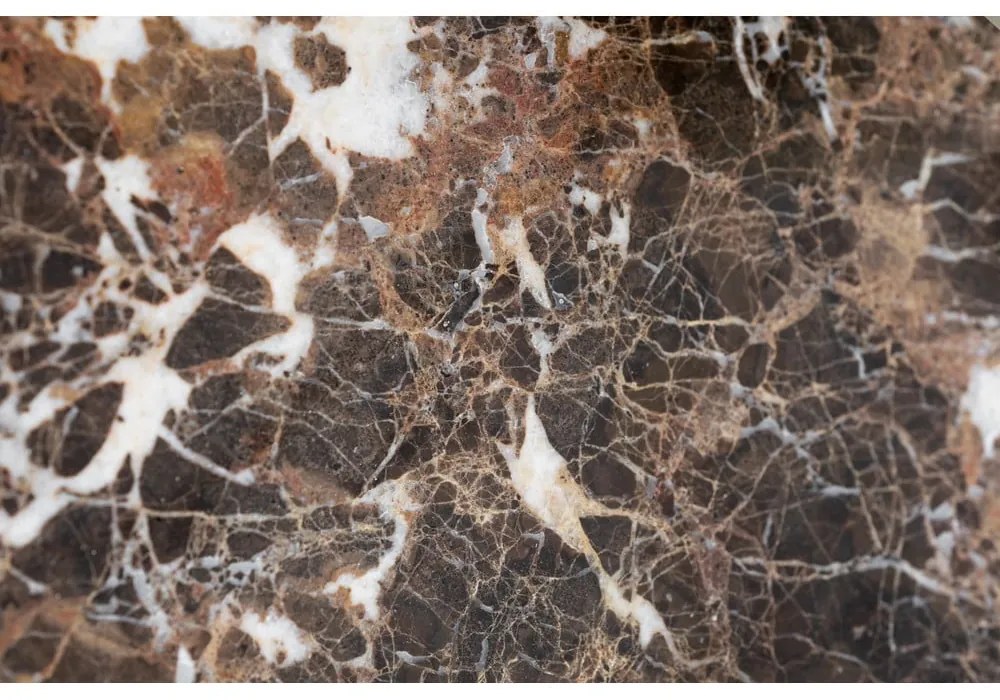 Măsuță de cafea maro/în culoare naturală rotundă din marmură 90x90 cm Brooksville - Rowico