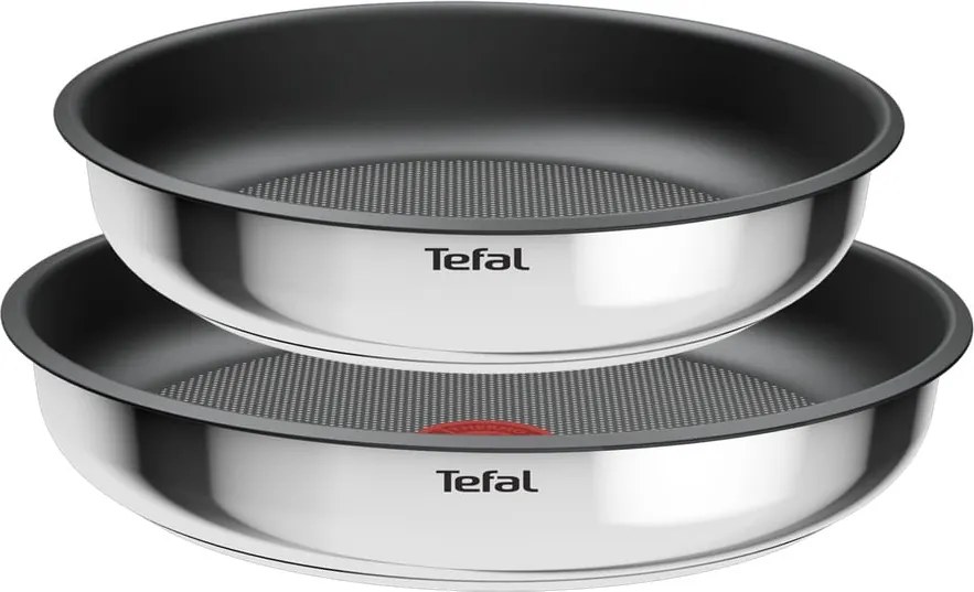 Tigăi cu suprafață antiaderentă/cu mâner reglabil 2 buc. din oțel inoxidabil ø 26 cm INGENIO Cook Eat L8813S75 – Tefal
