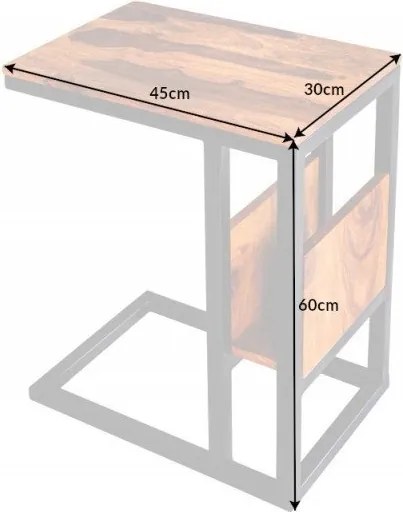 Masuta auxiliara Concierge 45cm Sheesham