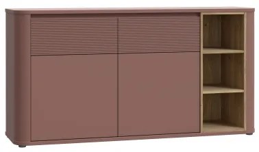 Comodă INAR, maro/stejar
