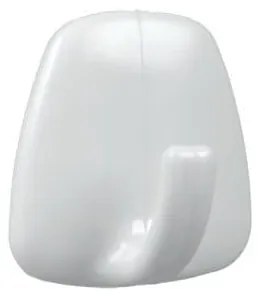 Cârlige albe 4 buc. autoadezive din plastic – Metaltex