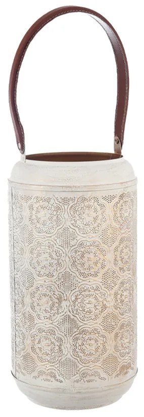 InDecor Sfeșnic metalic Mandala bej, 23 x 23 x 42cm, L