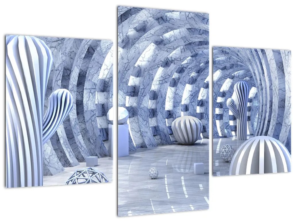 Tablou - 3D Abstract (90x60 cm)