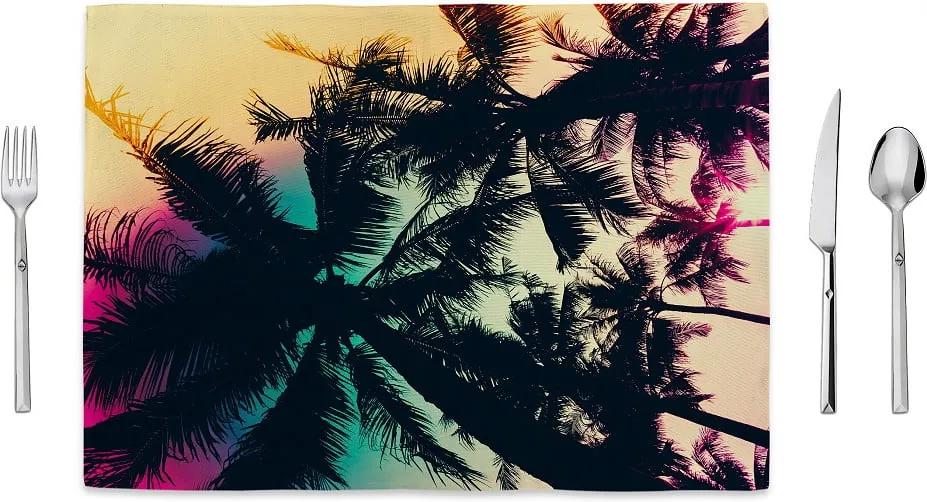 Suport farfurie Home de Bleu Tropical Palms, 35 x 49 cm