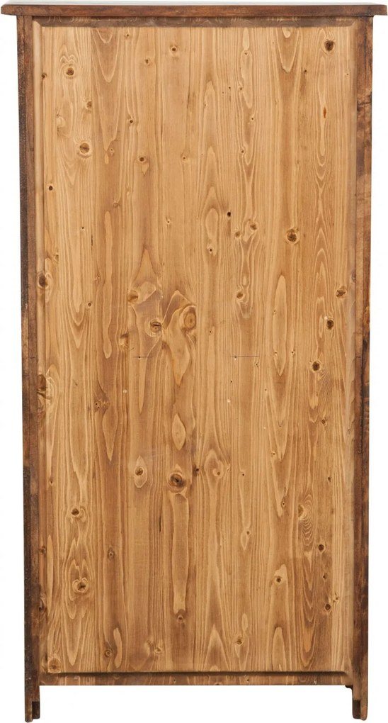 Vitrina, L68 25 H130 cm, nuc antic, lemn masiv