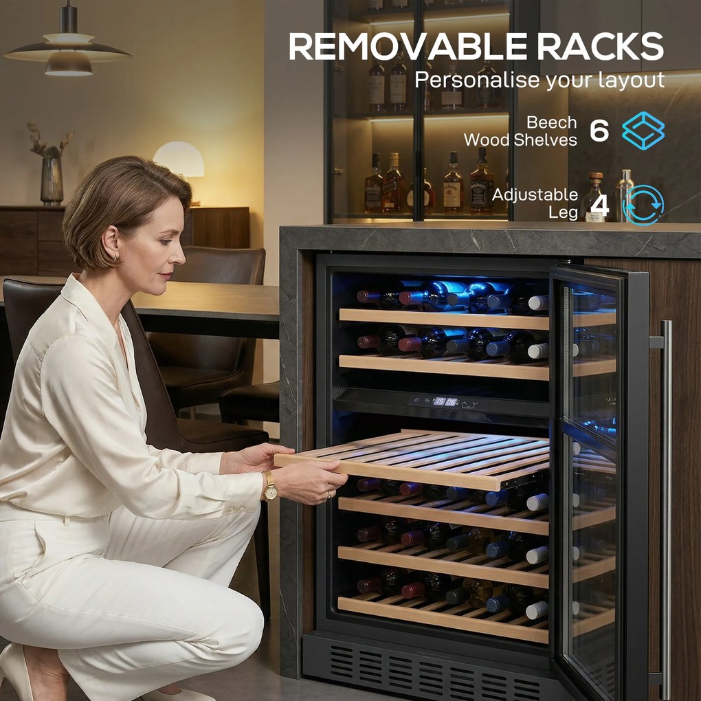 HOMCOM frigider compact adâncime mică 40 vitrină | Aosom Romania