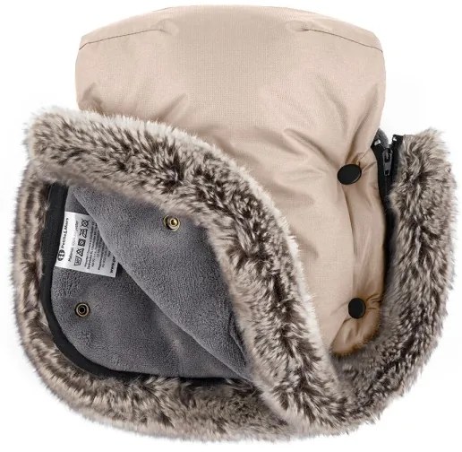 SET sac pentru cărucior 4 în 1 PETITE&MARS ARCTIC + mănuși pentru cărucior Rose Petal