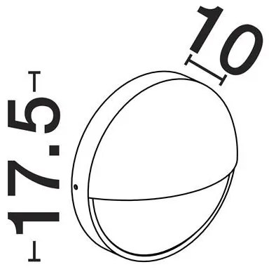Aplica de perete iluminat exterior IP65 AMEL