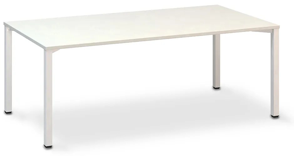 Masa de intalnire ProOffice 200 x 100 cm, alba