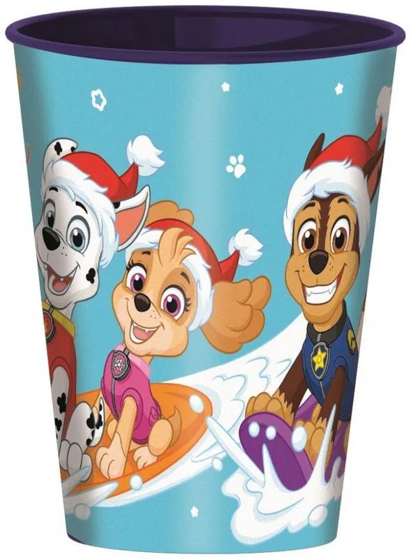 Patrula Cățelușilor Pahar de Crăciun, plastic 260 ml