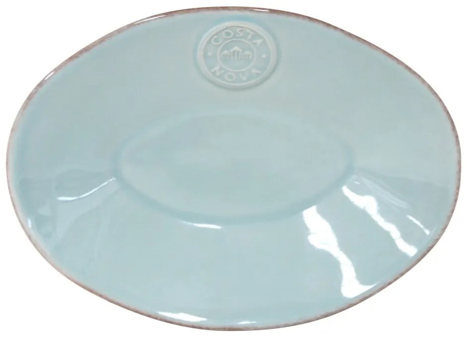 Platou oval din gresie ceramică Costa Nova Nova, 20 x 14,5 cm