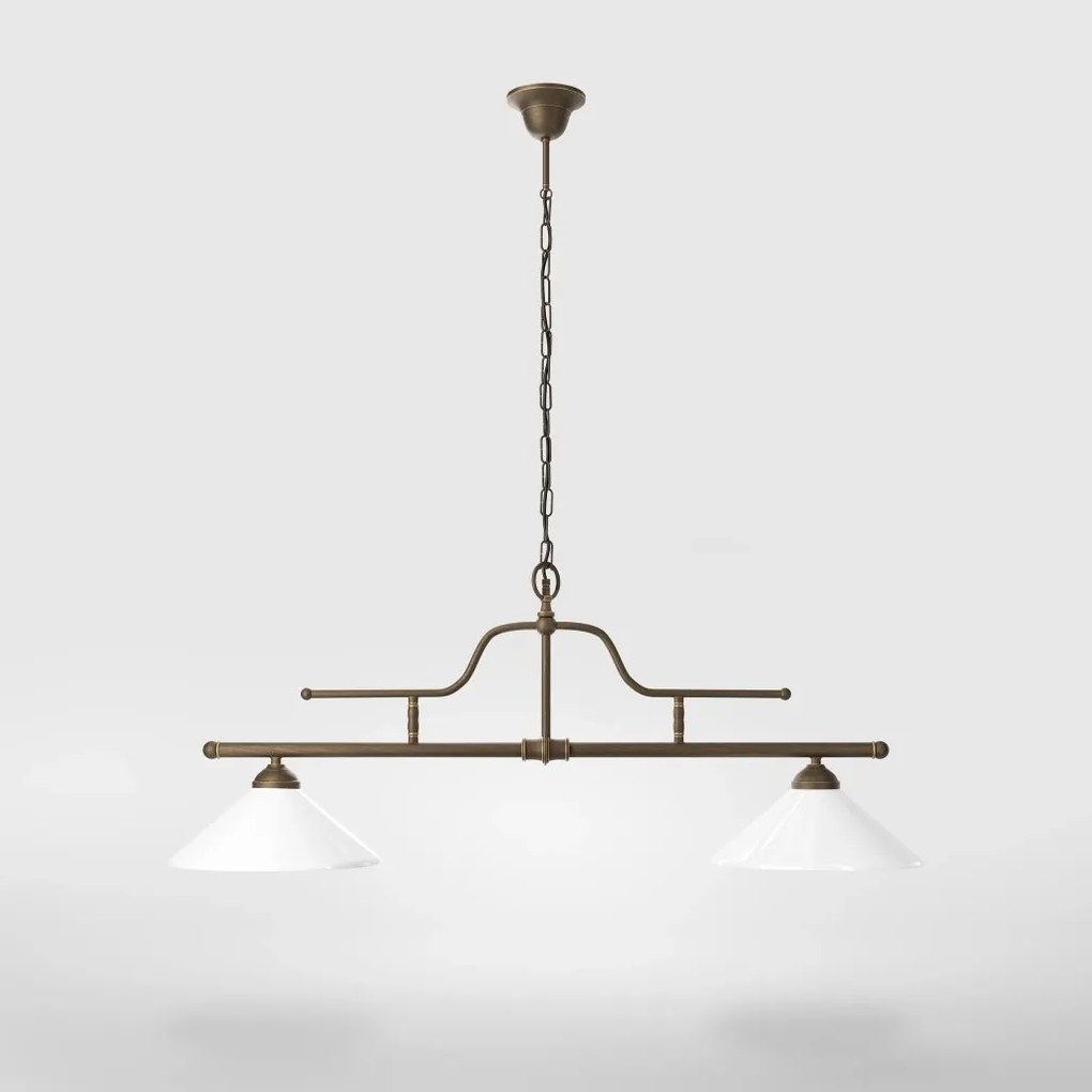 Lustra stil clasic italian din alama cu 2 brate Fiordo