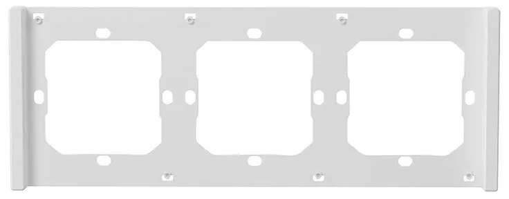Rama Alba pentru Intrerupator 3 module SONOFF M5 80